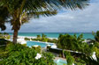 Pool and beach beyond